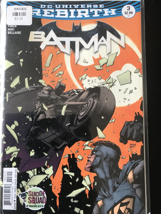 Batman (2016 3rd Series) #3A Rebirth