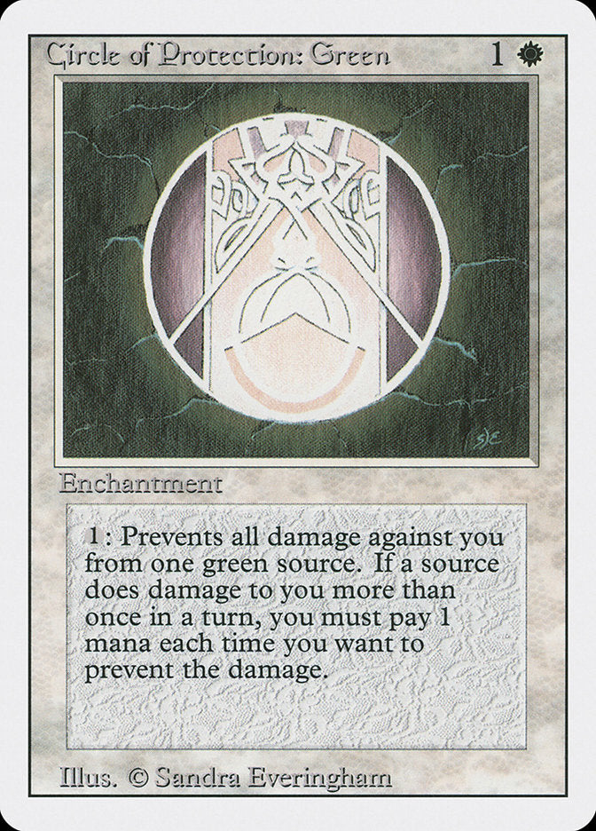 Circle of Protection: Green [Playset of 4]