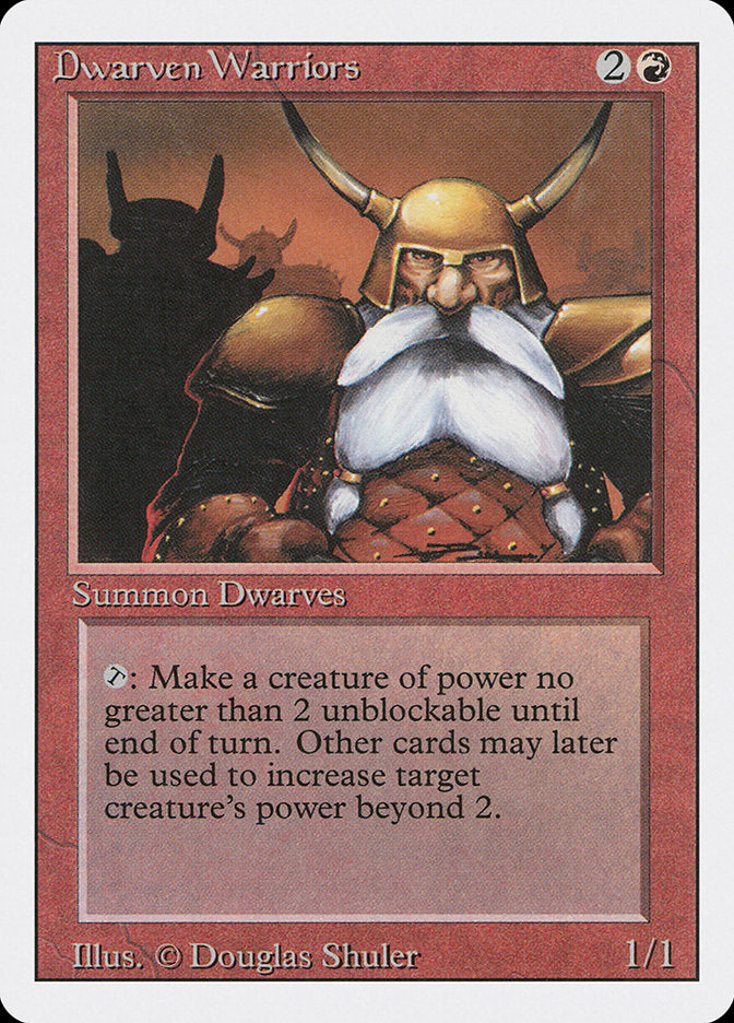 Dwarven Warriors [Playset of 4]