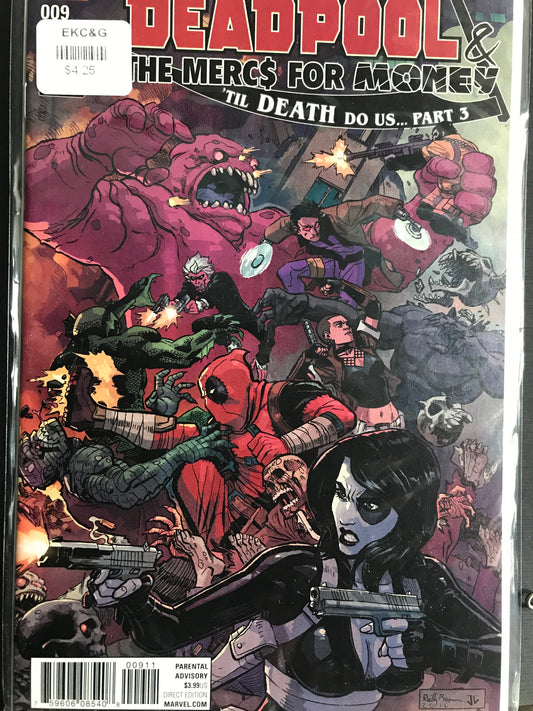Deadpool and the Mercs for Money (2016 Marvel 2nd Series) #9A