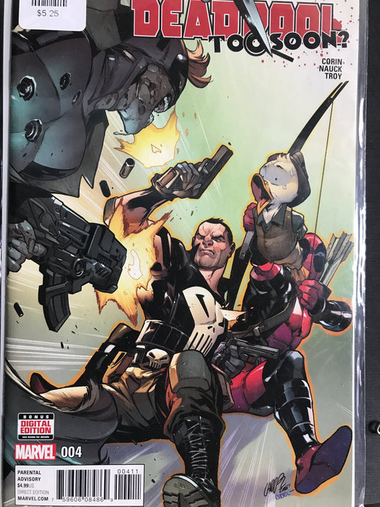 Deadpool Too Soon (2016) #4A