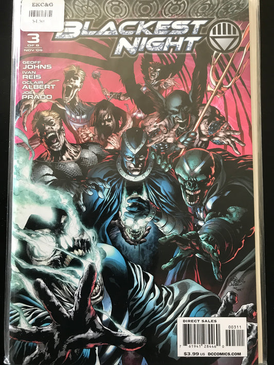 Blackest Night (2009) #3A