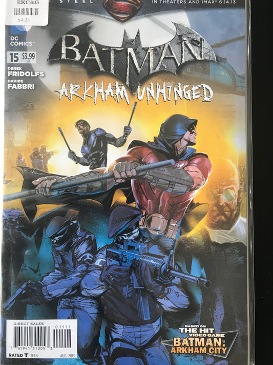 Batman Arkham Unhinged (2012) #15 Tags: Batman