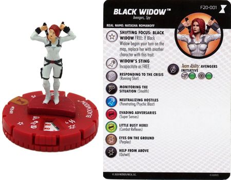Black Widow #F20-001 Free Comic Book Day Promo Marvel Heroclix