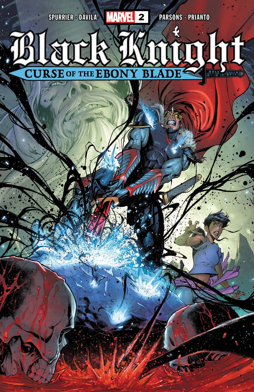 Black Knight Curse of the Ebony Blade (2021 Marvel) #2A