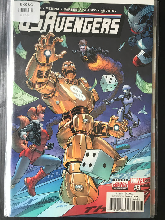 U.S. Avengers (2016 Marvel) #3A